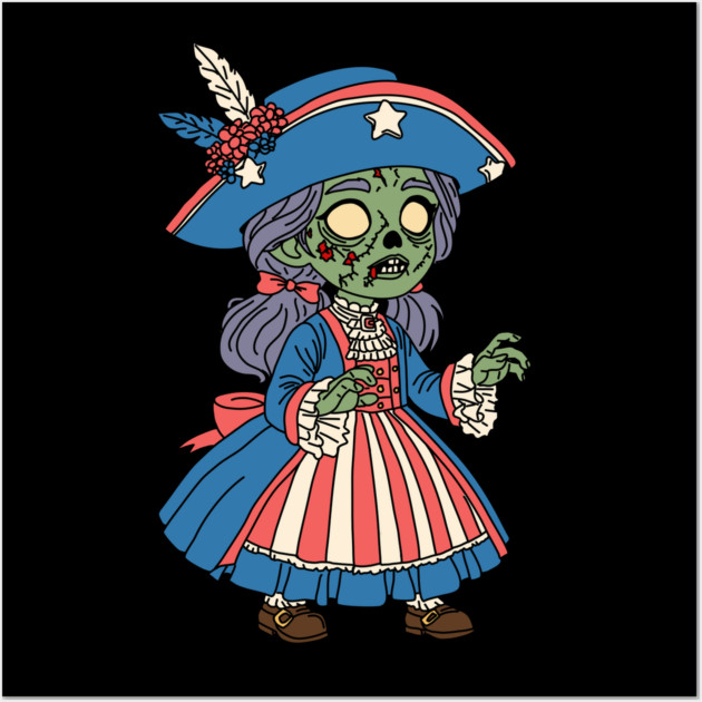 4th of July Zombie Wall Art by H. R. Sinclair