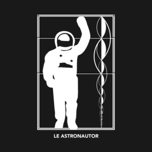 Le Astronautor (for dark backgrounds) T-Shirt