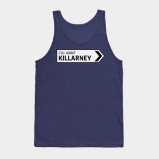 Irish Killarney Street Sign Tank Top