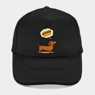 Funny Hot Dog (Wiener Dog) Shirt Hat