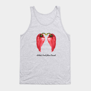 Vegan Slogan Bell Peppers Tank Top