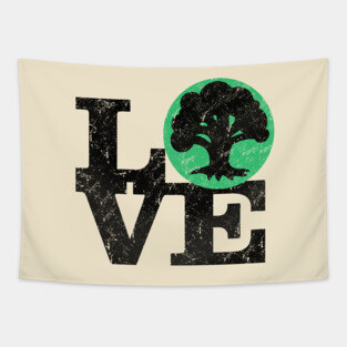 Love Green Mana Magic The Gathering Tapestry