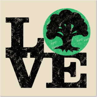 Love Green Mana Magic The Gathering Posters and Art