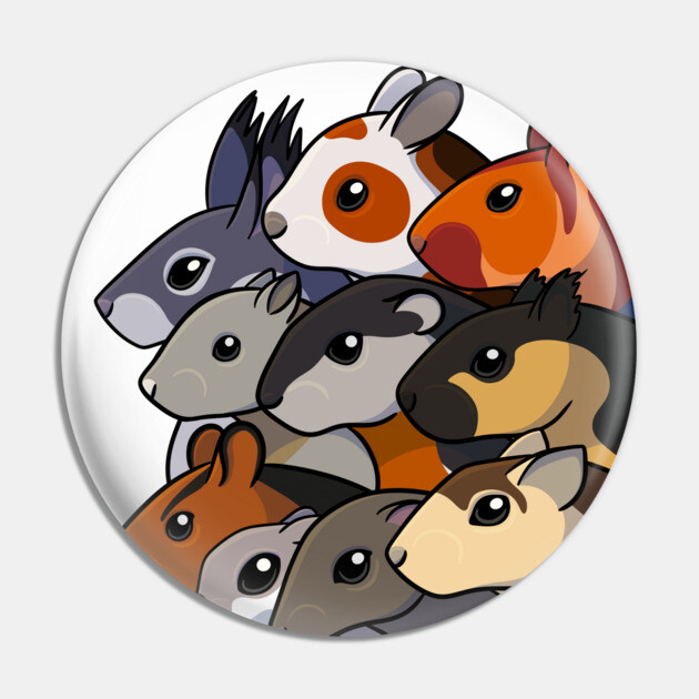So Many Squirrels Pin by DeguArts
