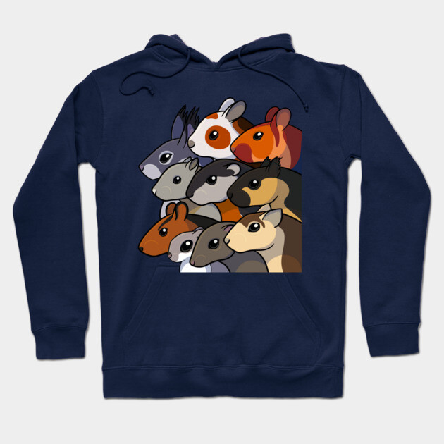 So Many Squirrels Hoodie by DeguArts