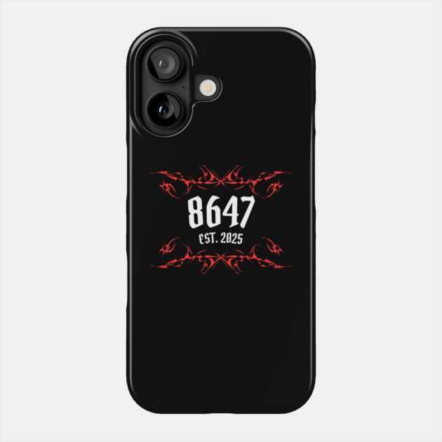 8647 Phone Case by Creatifly Graphic Tees