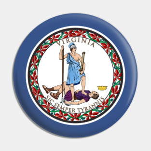 Commonwealth of Virginia Seal Pin