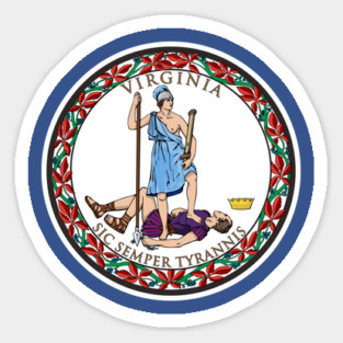 Commonwealth of Virginia Seal Sticker