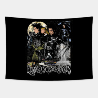 Edward Scissorhands Vintage Tapestry