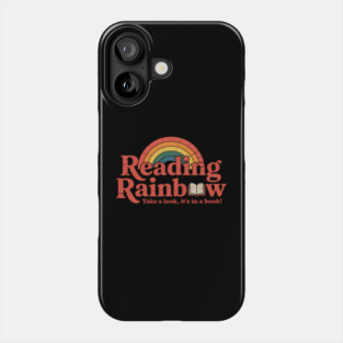 Reading Book Rainbow Phone Case