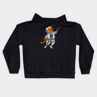 Cat in Space Astronaut Cats Kids Hoodie