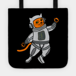 Cat in Space Astronaut Cats Tote