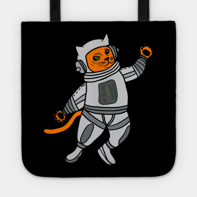 Cat in Space Astronaut Cats Tote by logiamerch