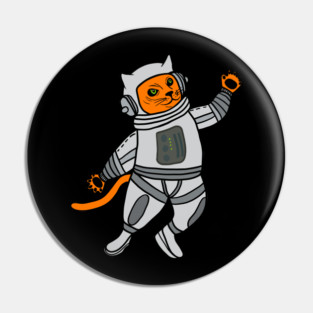 Cat in Space Astronaut Cats Pin