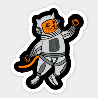 Cat in Space Astronaut Cats Magnet