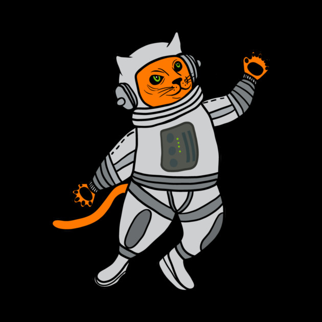 Cat in Space Astronaut Cats by logiamerch