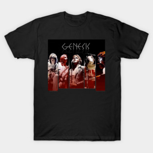 genesis band legend music art T-Shirt
