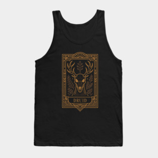Druid Emblem Tabletop TTRPG Character Classes Tank Top