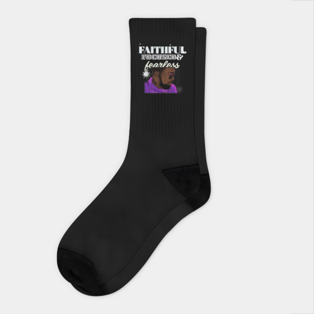 Faithful, Focused and Fearless Socks by Lamar 's Store