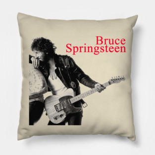 Bruce Springsteen retro Pillow