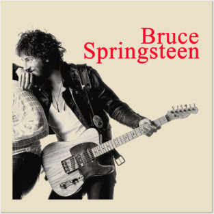 Bruce Springsteen retro Posters and Art