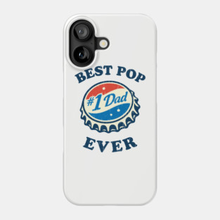 Best Pop Ever Retro Dad Father's Day Pun Parody Phone Case