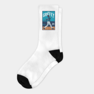 Ken Griffey Jr 24 Retro Socks