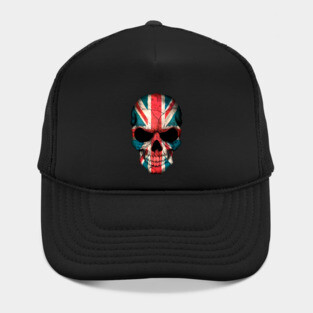 British Flag Skull Hat