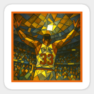 Cubist Ewing Knicks Sticker