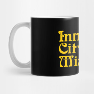 Inner City Missions as worn by kurt cobain Mug