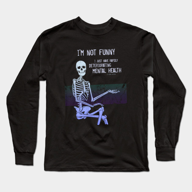 The Old Downward Spiral Long Sleeve T-Shirt by Tommy Devoid