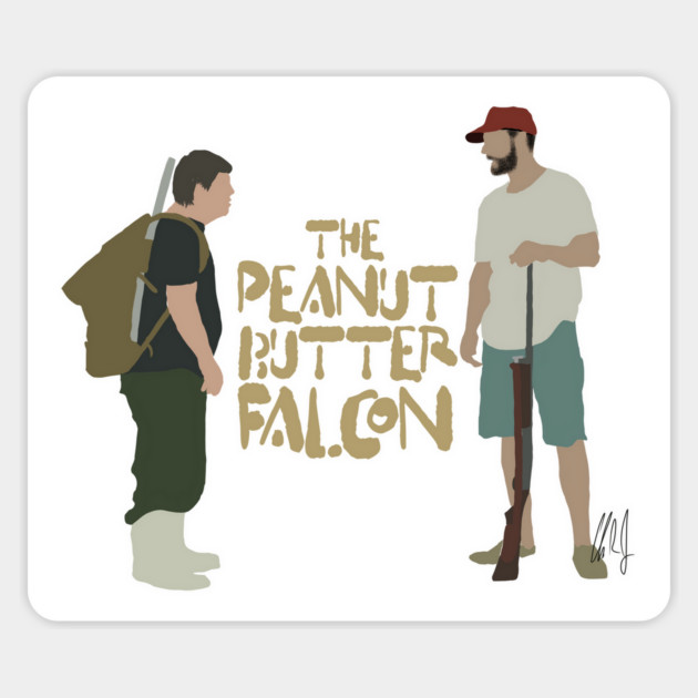 Peanut Butter Falcon:  [Outline] Magnet by 51Deesigns
