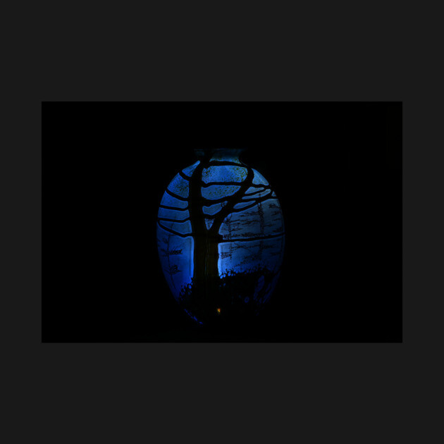 Satava Glass Vase Interior Lit by MrGreenGenes420