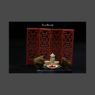 Tea Break with Banjo Pot - Weed Design T-Shirt