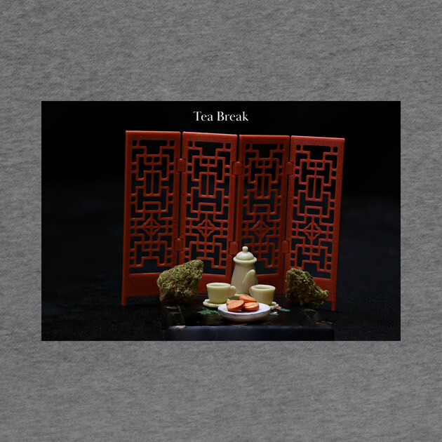 Tea Break with Banjo Pot - Weed Design by MrGreenGenes420