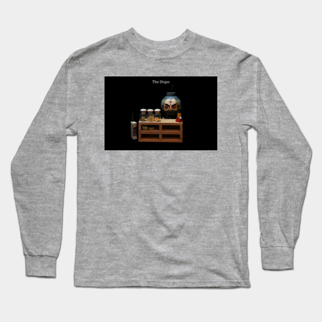 The Dispo - Weed Design Long Sleeve T-Shirt by MrGreenGenes420