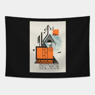 Bauhaus Vintage Exhibition poster, 1923 Tapestry