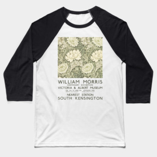 William Morris Art Exhibition Baseball T-Shirt