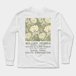 William Morris Art Exhibition Long Sleeve T-Shirt