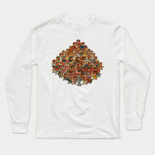 Indianpolis 500 Winner Caricatures Long Sleeve T-Shirt