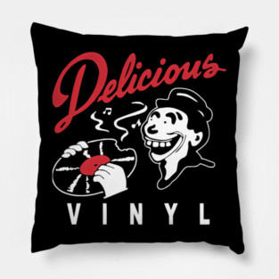 Delicious Vinyl Band logo Pillow