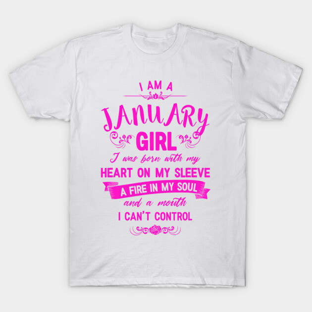 I Am A January Girl Womens Birthday Gifts January Girl Birthday
