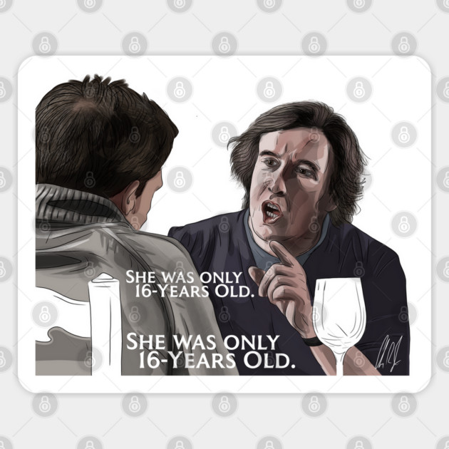 The Trip: She Was Only 16-Years Old Sticker by 51Deesigns