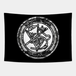 13XD XMY ''MODERN DAY ENIGMA'' (LOGO / GRAY) Tapestry