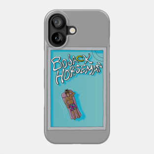 Bojack Horseman in the pool Phone Case