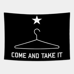 Come And Take It Coat Hanger - Repeal the NFA, Machine Gun, ATF Tapestry