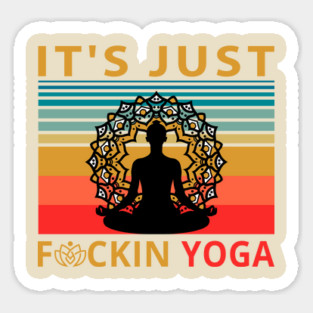 F*cking Yoga Sticker