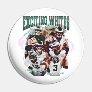 The Eagles Cooper DeJean And Reed Blankenship Exciting Whites T-shirt, Exciting Whites Eagles Pin