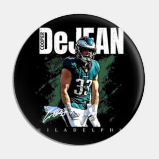 The Eagles Cooper DeJean And Reed Blankenship Exciting Whites Pin