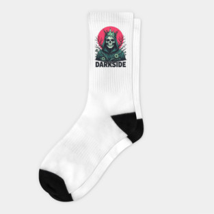 Horned Skull Darkside Socks